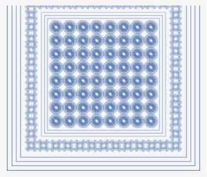 Polka Dots With Square Border Fabric By Dahjo On Spoonflower - Icon Urban