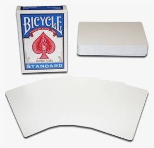 Playing Cards Bicycle Double Blank - Bicycle Poker Size Standard Index Playing Cards-blue