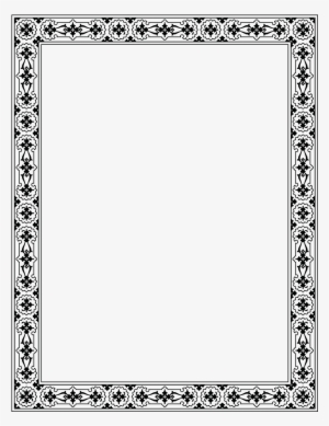 Ornamented Rectangle - Fancy Border Transparent Background