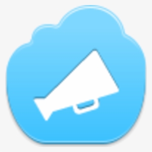 Advertising Icon Png Blue