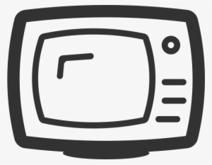 Old Tv Set Flat Icons - Icon Tv Show Png