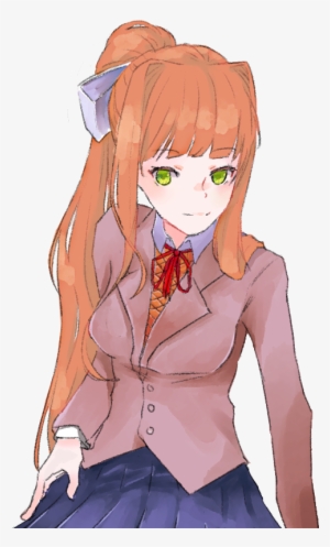 My Art Doki Doki Literature Club Monika Monika Doki - Cartoon