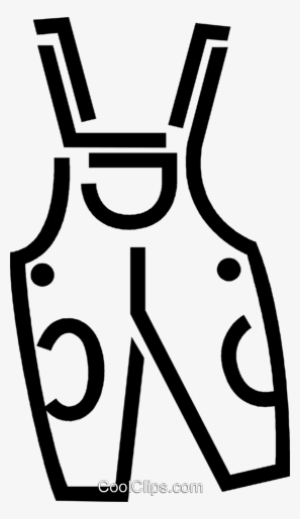 Overalls Royalty Free Vector Clip Art Illustration