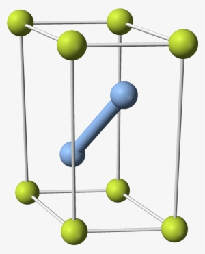 Silver Subfluoride Unit Cell 3d Balls - Silver Subfluoride