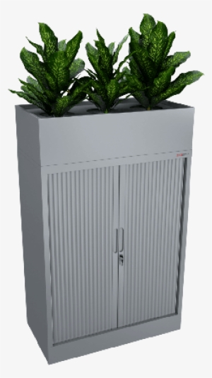 900w X1200h Tabour Silver With Planter - Furniture