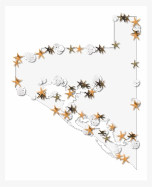 A Map Of Bay With A Thin Black Outline, Inner Drop - Illustration