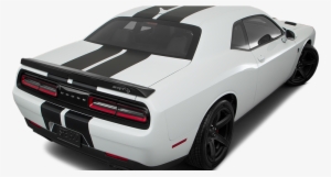 Rear 3/4 Angle View - Challenger Hellcat 2019 White