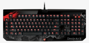 Fluffanyone Have A Dragon Age™ Ii Razer Blackwidow - Razer Blackwidow Keyboard Red