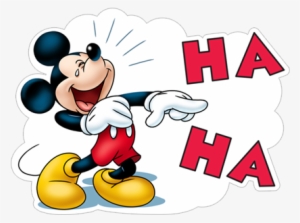 Ha Ha Haha Laugh Lol Mickey Mouse - Mickey Mouse Viber Stickers