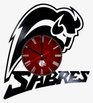 Buffalo Sabres Jersey Handmade Vinyl Wall Clock Fan - Corupá Buffalos