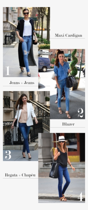 Looks Miranda Kerr Como Usar Jeans Truque Feminino