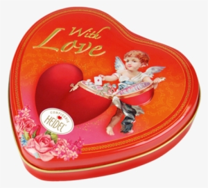 Fancy Heart “for You“ - Vollmilchschokolade-herzen In Dose Schmuckherz Für