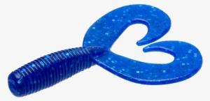 Fat Albert Twin Tail - Blue Sapphire Zoom Bait