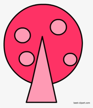 Pink Tree Free Clip Art - Oklahoma University 1-1/2" Labels