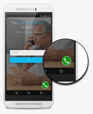 New Design Call Now Button With Button Close-up - Call Button Plugin Wordpress