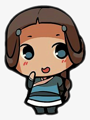 Katara Sticker - Avatar Chibi Katara