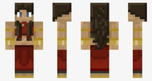 Minecraft Skin Katara - Minecraft Steve 8 Bit