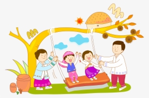 Vector Download Swing Child Clip Art - Swing