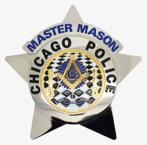 Chicago Police Star Badge - Masonic Police Badge