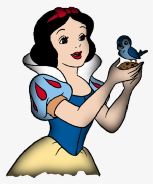The Evil Queen A Pig's Heart Instead - Snow White Holding Bird