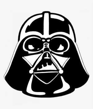 Exciting Star Wars Clip Art Darth Vader Stencil Clipart - Star Wars Clipart