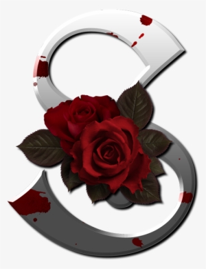 Gothic Clipart Red Rose - Alphabet Goticas Abecedario Dibujar Letras Goticas