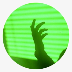 Green Light Hand Shadow Monster Colorsplash Colorful - Yellow Aesthetic Shadow