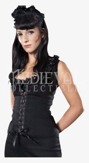 Gothic Rose Trim Top - Lost Legends Sophia Rose Steampunk Top