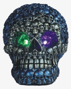 Blue Led Multi Skull - Skull