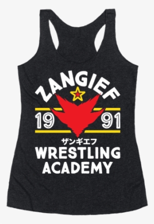 Zangief Wrestling Academy Racerback Tank Top - Super Calloused Fragile Racist Sexist Nazi Potus
