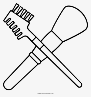 Makeup Coloring Pages - Desenho De Maquiagem Para Colorir