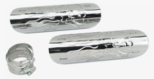 These Beautiful Flaming Skull Heat Shields With Bright - Google Chrome