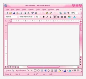 Document 1 Microsoft Word Pink