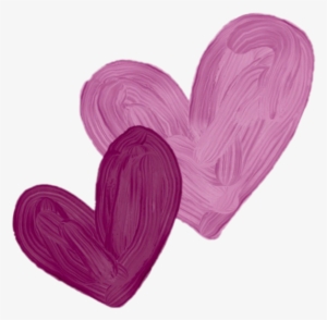 Heart Hearts Tumblr Painting Paint Transparent - Transparent Paint