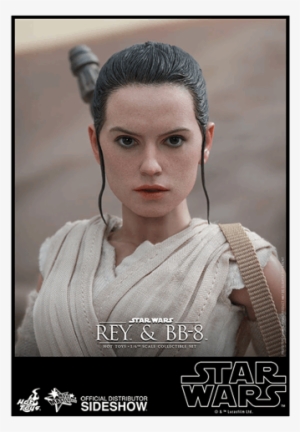 1 Of - Hot Toys Star Wars The Force Awakens Rey And Bb-8 1:6