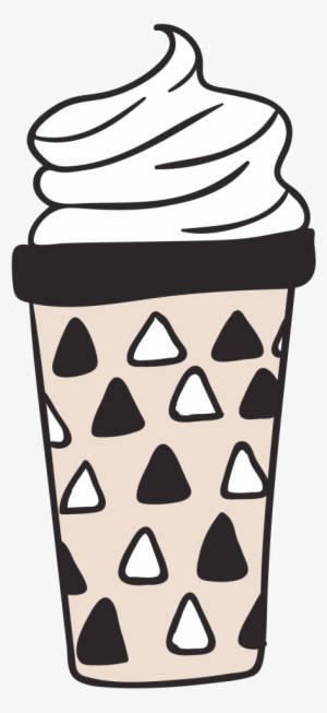 Transparent Ornamental Material For Ice-cream Coffee - Drink