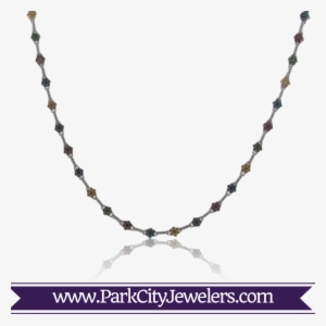 Red, Blue, Yellow, And Green Diamond Flower Necklace - Mountain Earrings With Diamonds