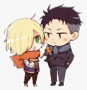 Anime Yuriplisetsky Otabekaltin Otayuri Yaoi Chibi - Otabek X Yurio Chibi