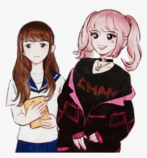 Chanbaek Chanyeol Baekhyun Exo Kpop Fanart Png Gay - Chanbaek Fanart Png