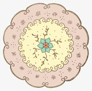 Black & White Clip Art - Vintage Doilies Png