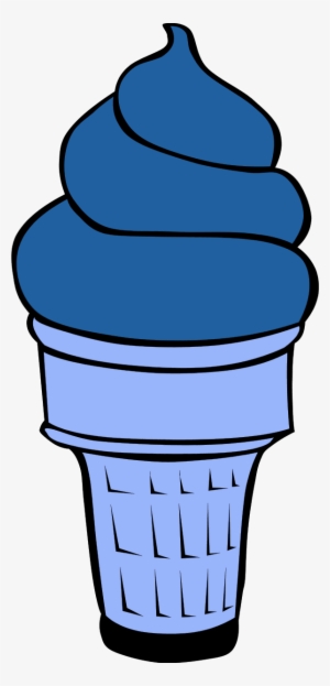 Cone Clipart Blue - Ice Cream Cone Clipart