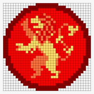 Game Of Thrones Lannister Sigil Perler Bead Pattern - Central City Brewing Co Ltd