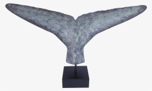 Whale Tail With Display Base - Batela Nautical Whale Tail