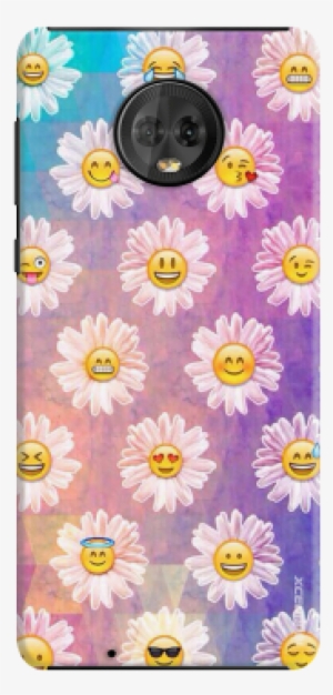 Sunflower Emoji Slim Back Cover For Moto G6 - Flower Wallpaper Emoji