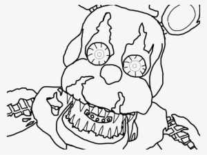 Nightmare Freddy Base By Howlinghill On Deviantart - Dibujo De Freddy Para Colorear