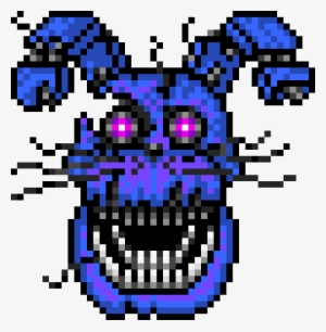 Nightmare Bonnie - Nightmare Bonnie Pixel Art