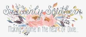 Suddenly Southern - Nobles Modernes Aquarell Mit Blumen, Weiß Visitenkarte