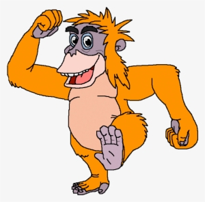 King Louie Transparent Png - Bilder Orang Utan Comic