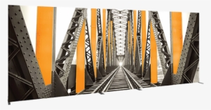 Vector Frame Banner Display 07-r - American Industrial I Framed Print - Black - 126cm