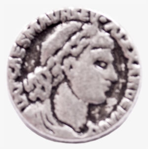 Round Metal Shank Button With Greek Design Available - Silver